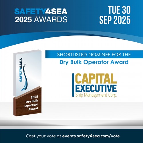 Shortlisted for the SAFETY4SEA Dry Bulk Operator Award